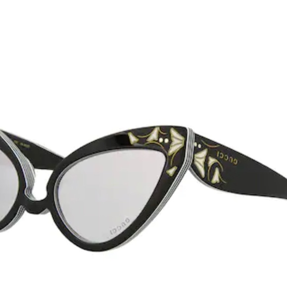 GUCCI Inverted Multilayer Acetate Cat-Eye Sunglasses NEW, with black GUCCI case! - Picture 14 of 15